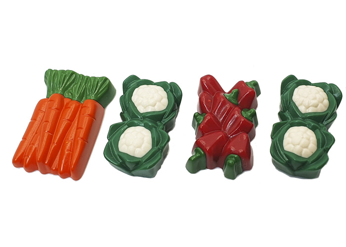 Artículo de Playmobil, Pack Verduras Frutas (x4) V3