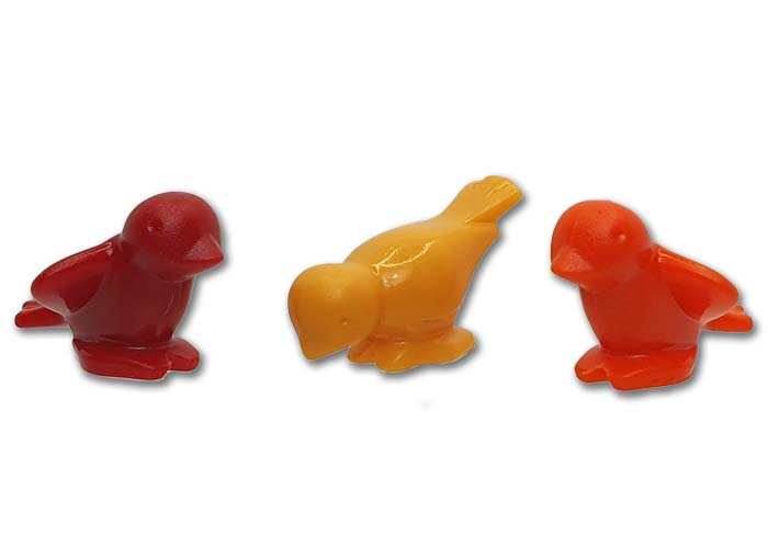 Artículo de Playmobil, Pájaros de colores (x3)