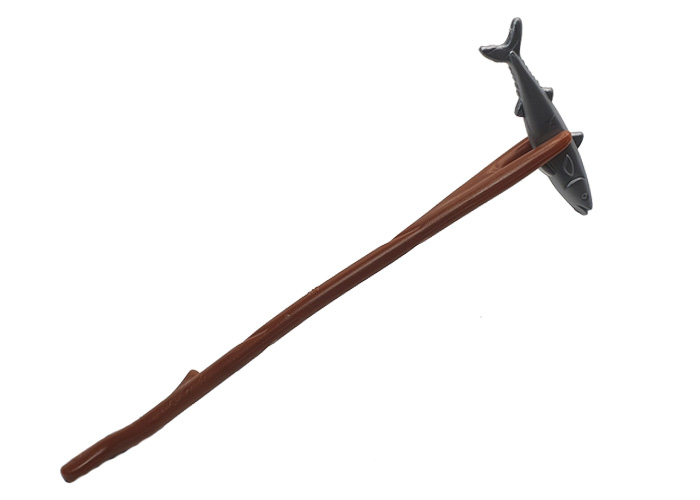 Artículo de Playmobil, palo pescador con pescado