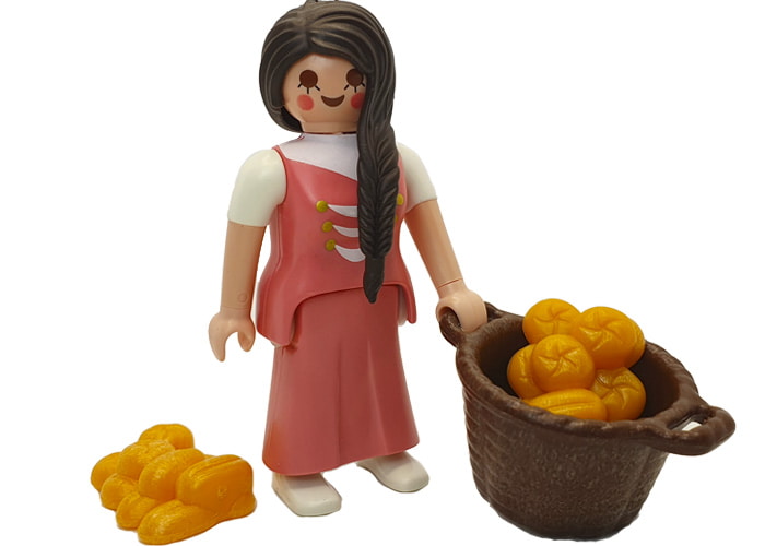 Artículo de Playmobil, Panadera con panecillos Belen