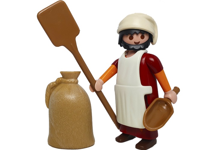 Artículo de Playmobil, Panadero con saco y pala