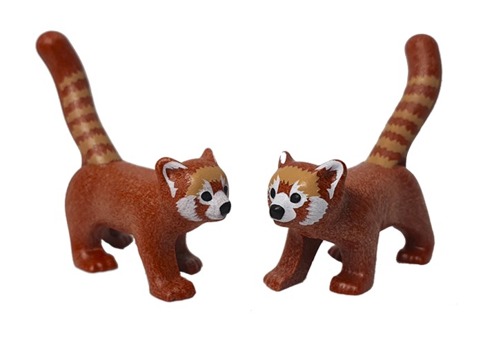 Artículo de Playmobil, Pandas Rojos Pareja