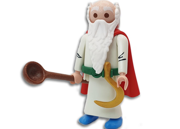 Artículo de Playmobil, Panoramix con hoz y cazo