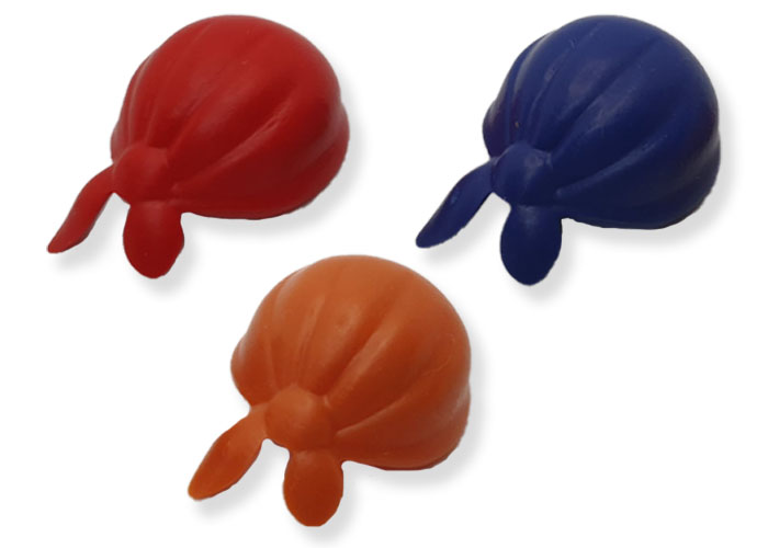 Artículo de Playmobil, pañuelos para cabeza (x3)