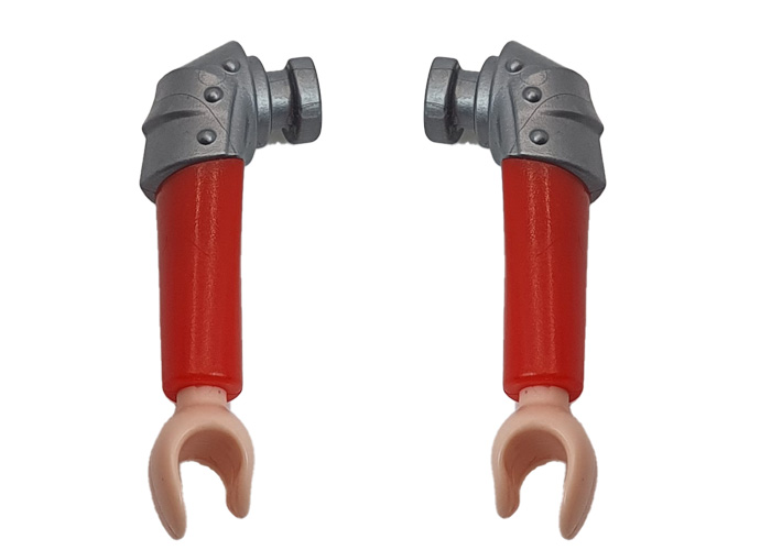 Artículo de Playmobil, Pareja brazos caballeros Rojo