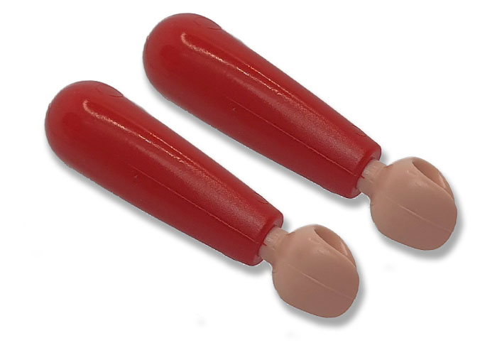 Artículo de Playmobil, Pareja brazos ROJO manga larg