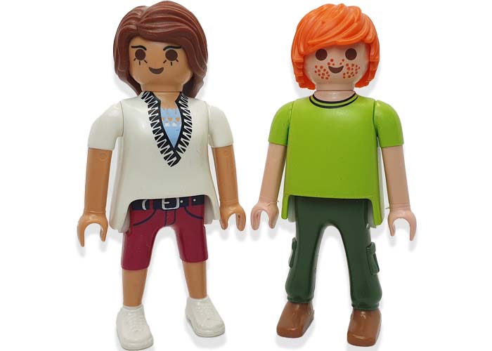 Artículo de Playmobil, Pareja Chico pelirrojo y Chica castaña