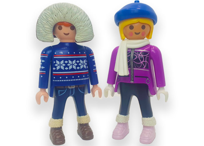 Artículo de Playmobil, Pareja Chicos en invierno