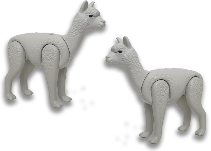 Artículo de Playmobil, Pareja de llamas Adultas (x2)