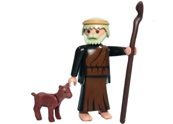 Artículo de Playmobil, Pastor Marrón con cabra