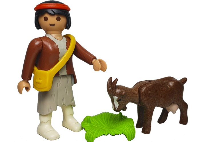 Artículo de Playmobil, Pastora con cabra y zurrón