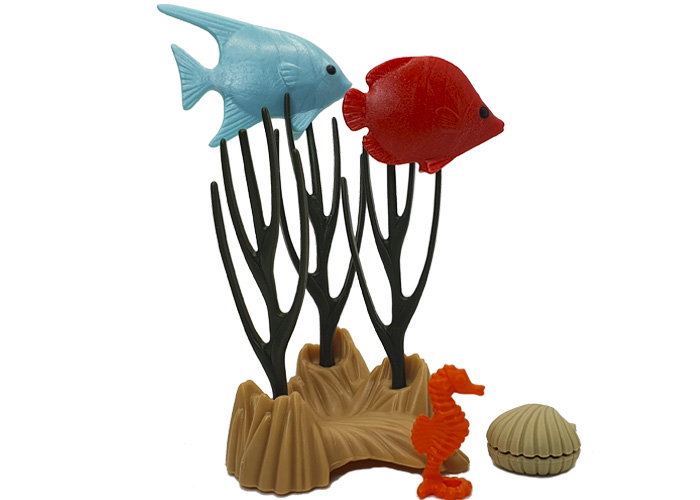 Artículo de Playmobil, Peces con algas fondo marino