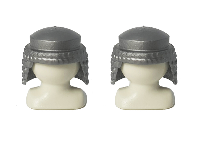 Artículo de Playmobil, PELO Cota de malla Plata (x2)