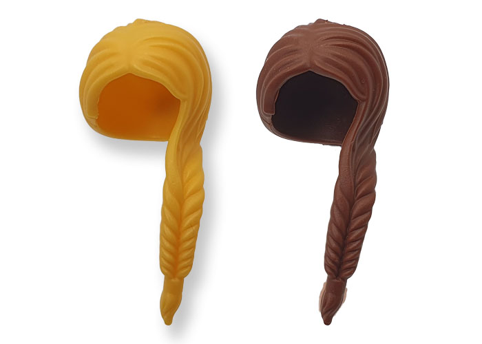Artículo de Playmobil, Pelo Trenza Lateral (x2)