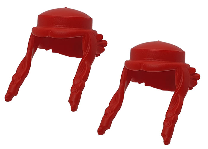 Artículo de Playmobil, Pelo Trenza Obelix (x2)