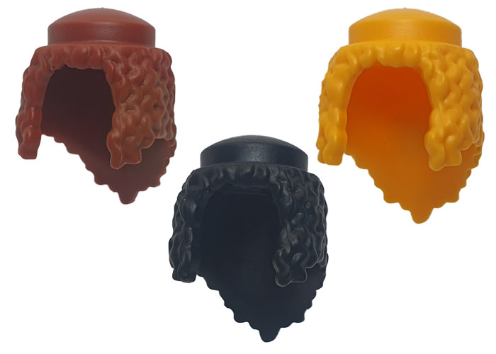 Artículo de Playmobil, Pelos Rizados Pack x3