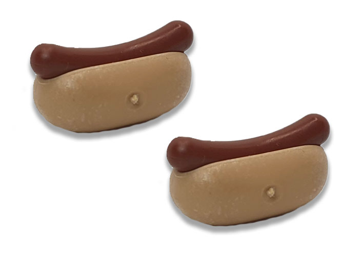 Artículo de Playmobil, Perrito Hot Dog (x2)