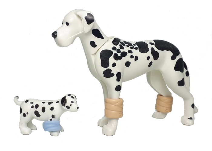 Artículo de Playmobil, Perro y cachorro