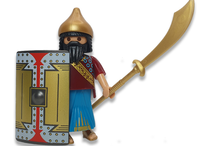 Artículo de Playmobil, Persa con escudo y alabarda