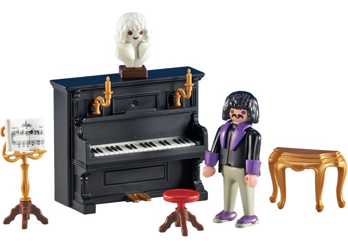 Artículo de Playmobil, Pianista con piano Victoriano