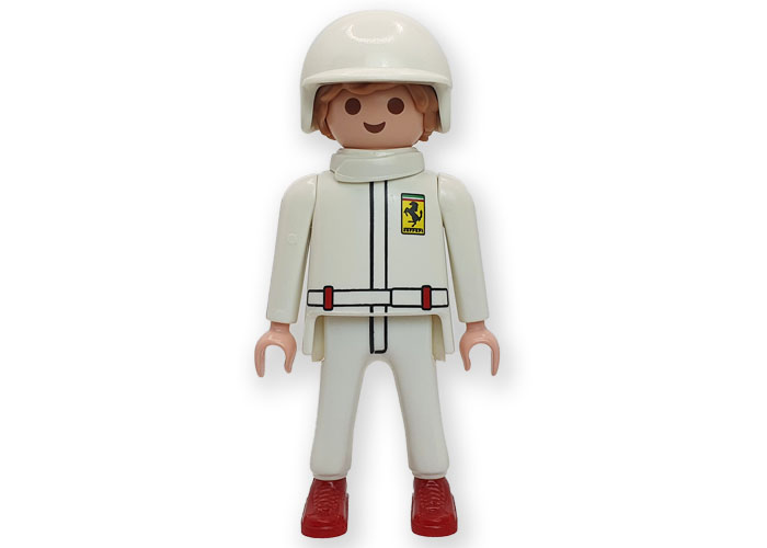 Artículo de Playmobil, Piloto Ferrari con casco
