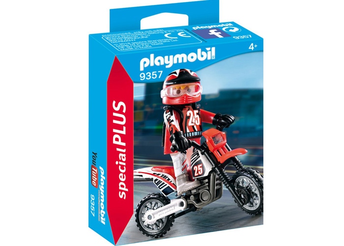 Artículo de Playmobil, Piloto moto cross