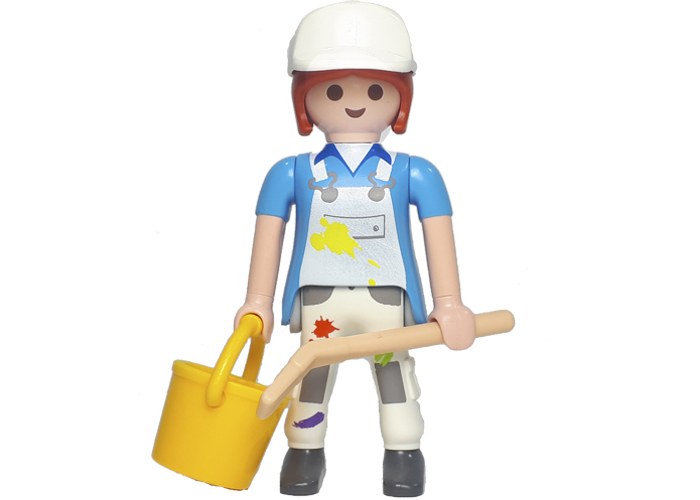 Artículo de Playmobil, Pintora Chica Serie 16