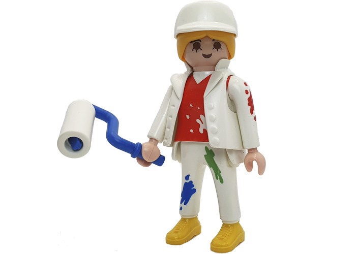 Artículo de Playmobil, PIntora con rodillo