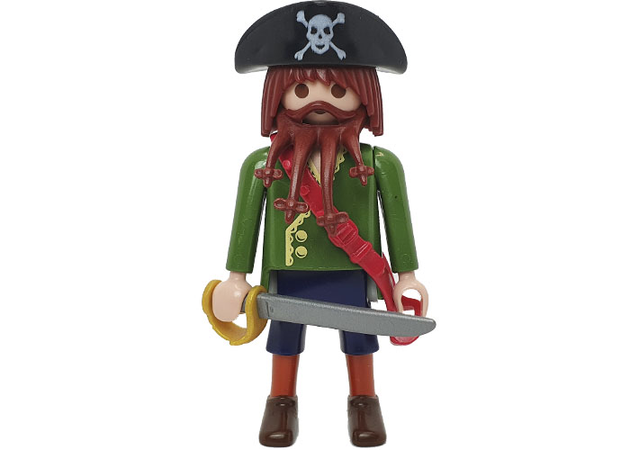Artículo de Playmobil, Pirata barba trenzada