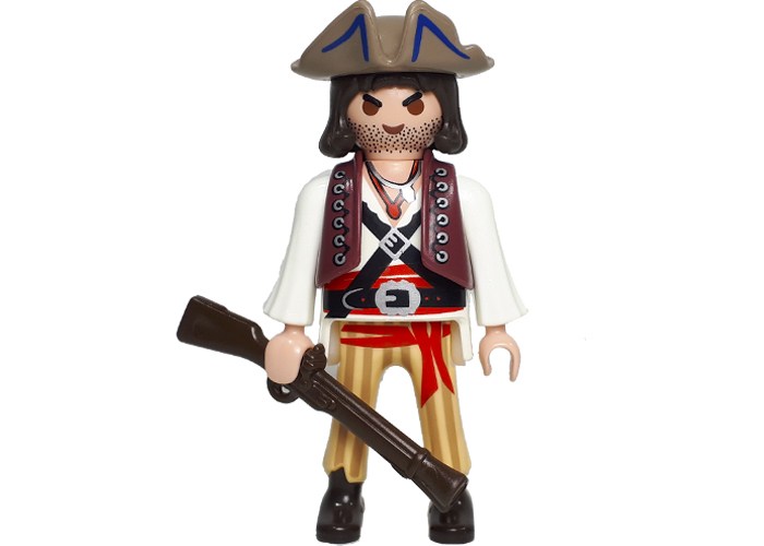 Artículo de Playmobil, Pirata bucanero con trabuco