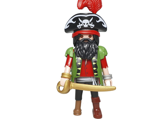 Artículo de Playmobil, Pirata Capitan del C.Adviento
