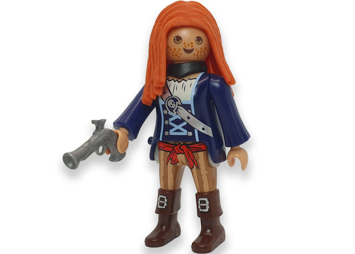Artículo de Playmobil, Pirata Cazador Marino Pelirrojo
