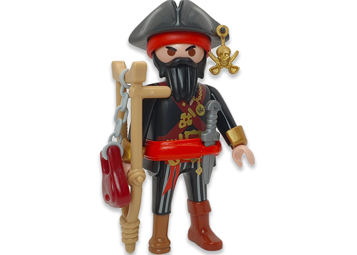 Artículo de Playmobil, Pirata con muleta S15
