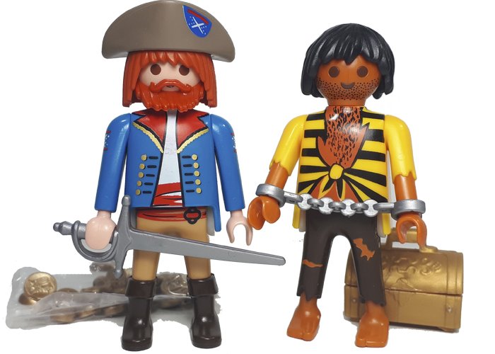 Artículo de Playmobil, Pirata con Prisionero