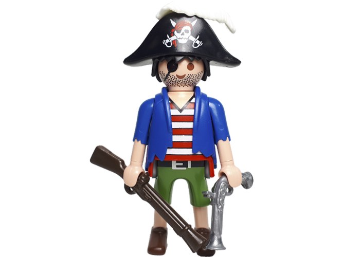 Artículo de Playmobil, Pirata con trabuco S8