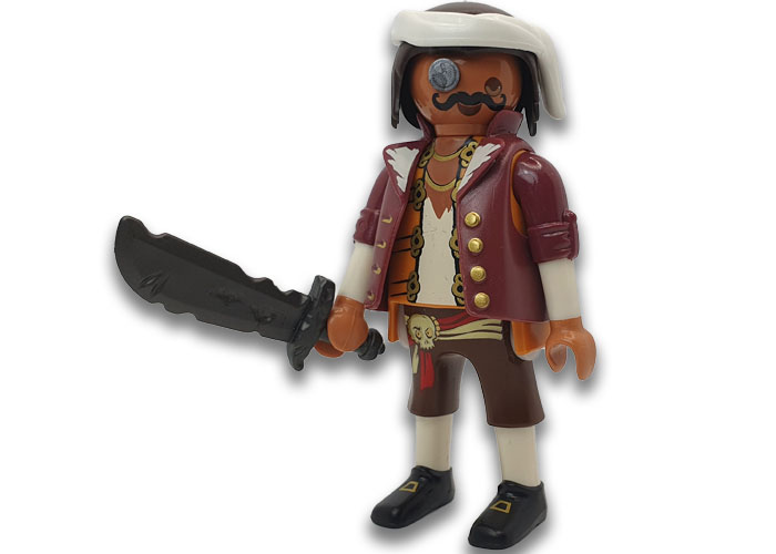 Artículo de Playmobil, Pirata Guardian tesoro Skull Island