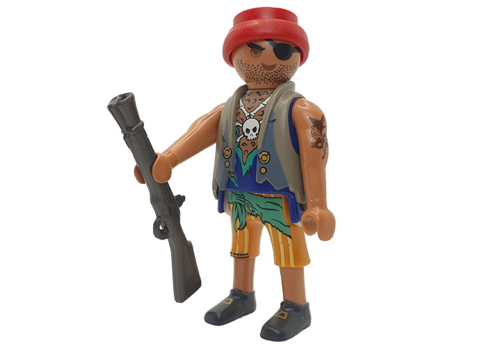 Artículo de Playmobil, Pirata Moderno con trabuco