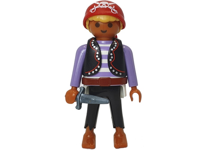 Artículo de Playmobil, Pirata Moreno Pañuelo rojo