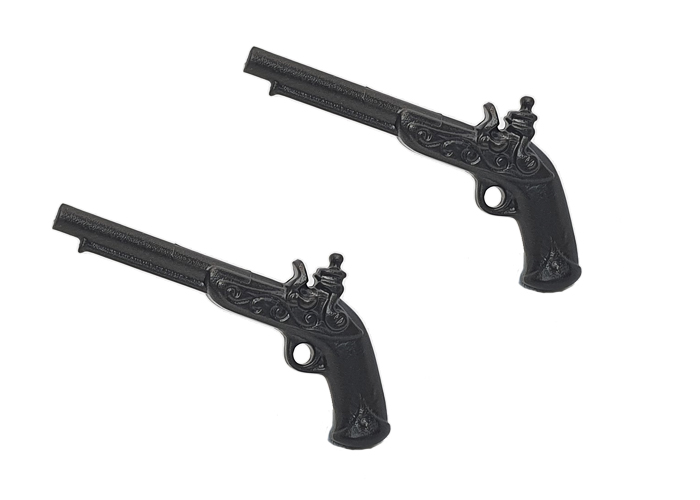 Artículo de Playmobil, Pistola mosquetero Antracita (x2)