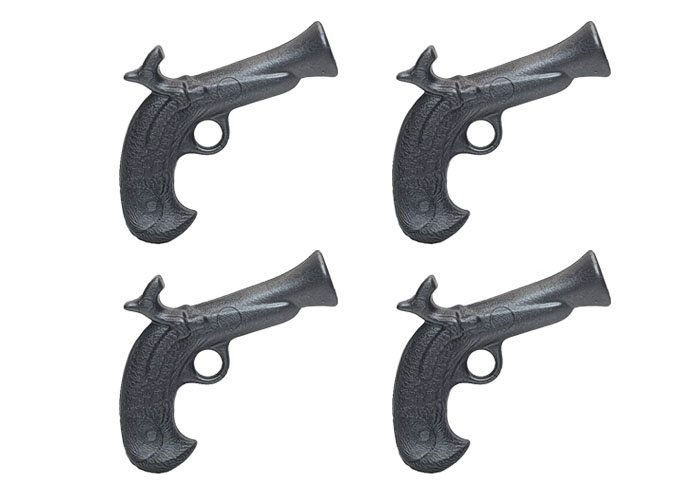 Artículo de Playmobil, Pistola Pirata clásica (x4)