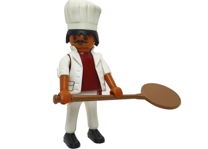 Artículo de Playmobil, Pizzero con pala