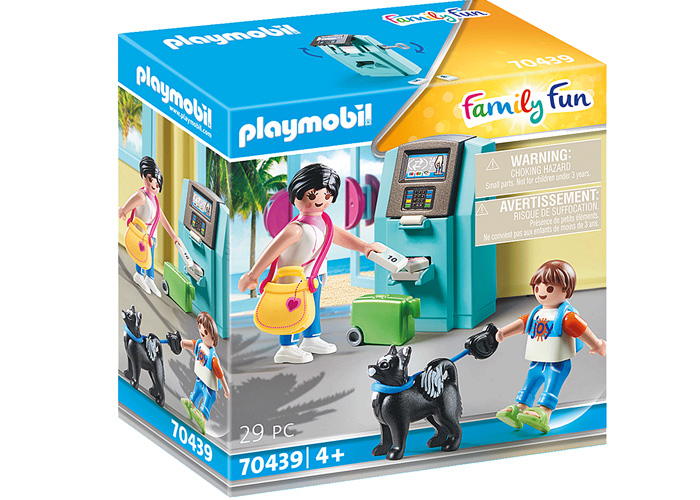 Artículo de Playmobil, Playmobi 70439 Turistas con cajero automático