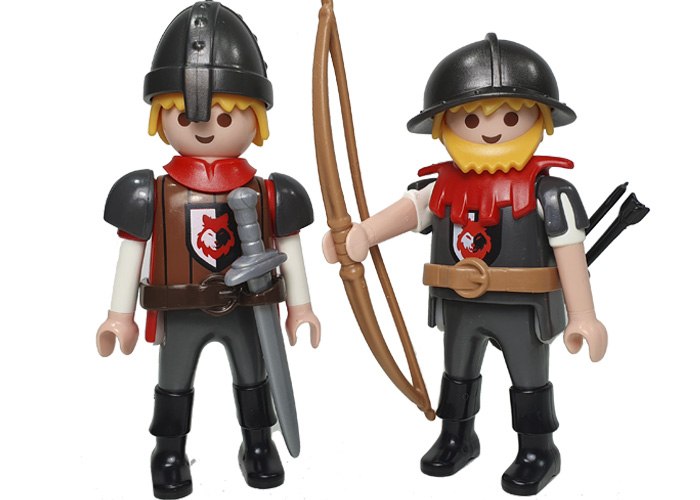 Artículo de Playmobil, Playmobuil Duo Guardia Baron Rojo