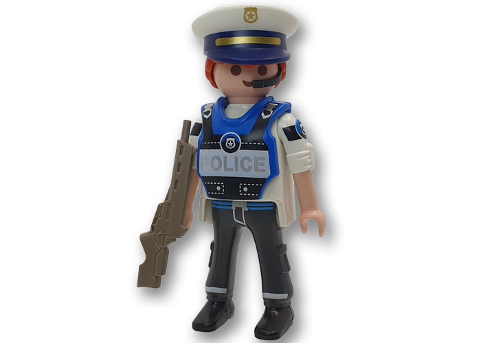 Artículo de Playmobil, Policía chaleco azul