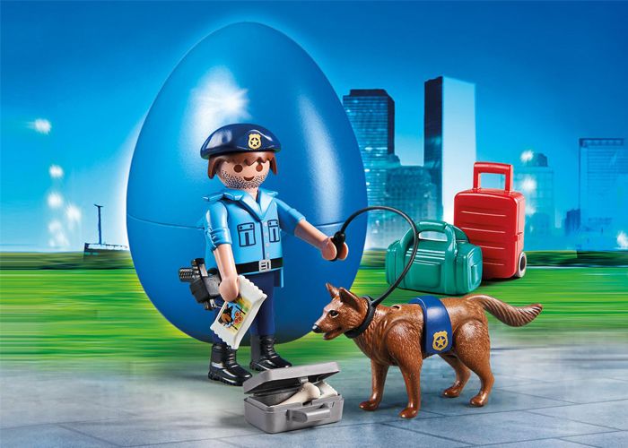 Artículo de Playmobil, Policía con perro