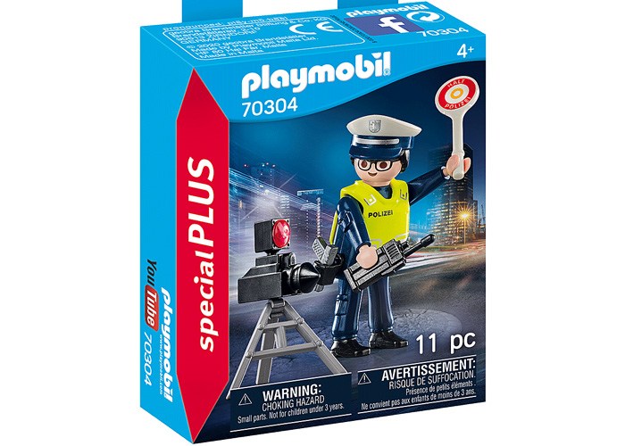 Artículo de Playmobil, Policía con Radar