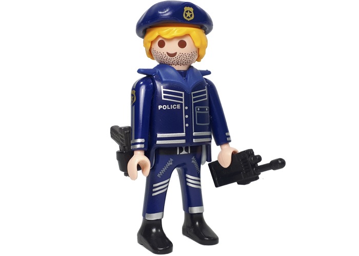 Artículo de Playmobil, Policía con radio Serie 16