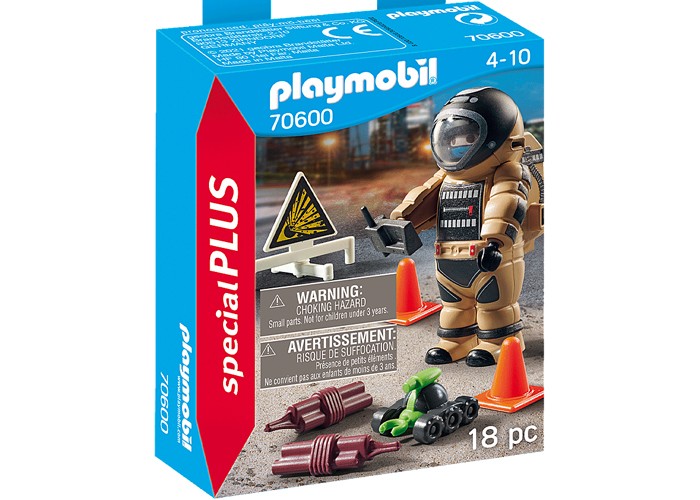 Artículo de Playmobil, Policía Desactivador explosivos
