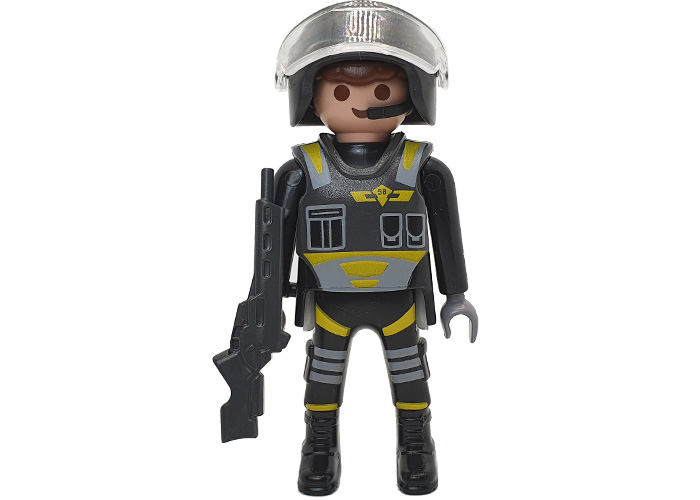 Artículo de Playmobil, Policía GEO Traje Negro