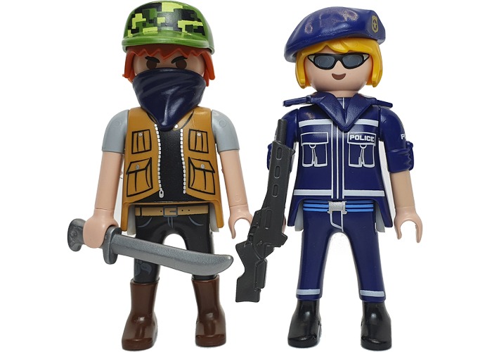 Artículo de Playmobil, Policia y Furtivo